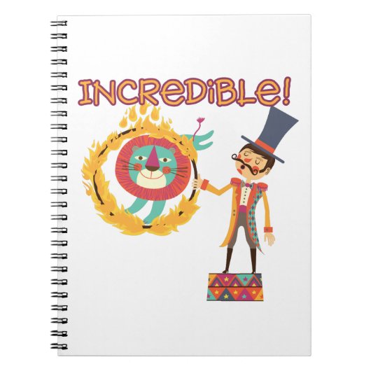 Ongelooflijk Circus Journal Notitieboek (Voorkant)