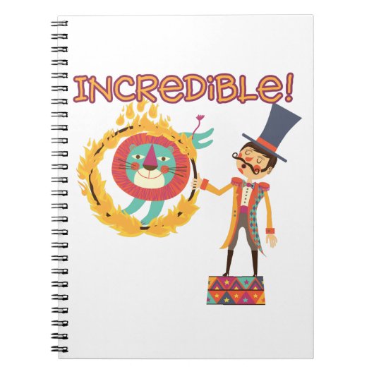 Ongelooflijk Circus Journal Notitieboek (Voorkant)