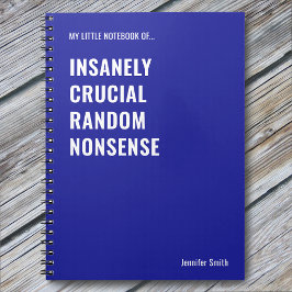 Ongelooflijk Crucial Funny Quote Kantoor Notitieboek