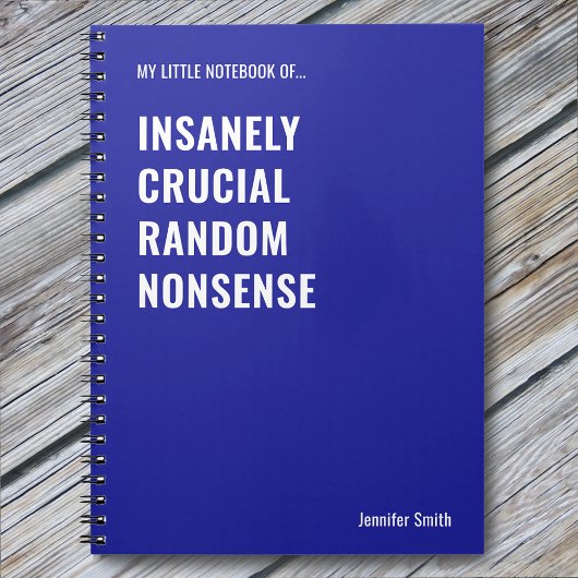 Ongelooflijk Crucial Funny Quote Kantoor Notitieboek