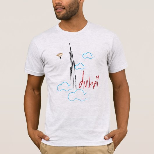 Ongelooflijk Dubai Mannen T-Shirt (Voorkant)