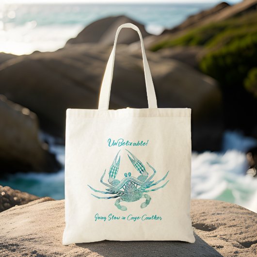 Ongelooflijk Ga Langzaam In Caye Caulker Belize Kr Tote Bag