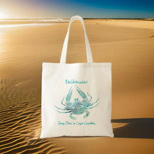 Ongelooflijk Ga Langzaam In Caye Caulker Belize Kr Tote Bag