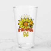 Ongelooflijk Gigi Sunflower en Bijen Bijen Glas (Voorkant)