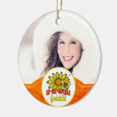 Ongelooflijk godkindzon en bijen keramisch ornament (Links)