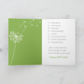 Ongelooflijk kleindochter Zonnebloemen en bijen Kaart (Binnen)