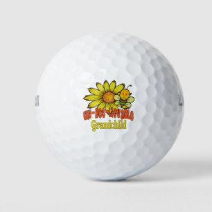 Ongelooflijk kleinkind Zonnebloemen en bijen Golfballen