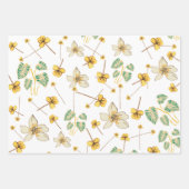 Ongelooflijk kleurig design, lichtblauw en roze inpakpapier vel (Voorkant 2)