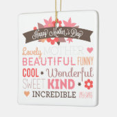 Ongelooflijk mam Happy Moederdag | ORNAMENT (Links)