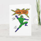 Ongelooflijk Man superheld Cartoon Comics Fun Kaart (Voorkant)