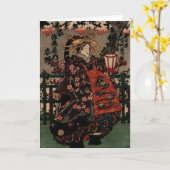 Ongelooflijk mooie Japanse  kunst Kaart (Gele Bloem)