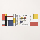 Ongelooflijk neoplasticisme Art Monogram. Brief B Yogamat (Voorkant (horizontaal))