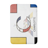 Ongelooflijk neoplasticisme Art Monogram. Brief C Badmat (Voorkant Verticaal)