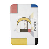 Ongelooflijk neoplasticisme Art Monogram. Brief D Badmat (Voorkant Verticaal)