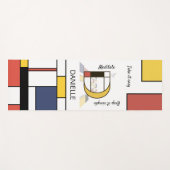 Ongelooflijk neoplasticisme Art Monogram. Brief D Yogamat (Voorkant (horizontaal))