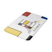 Ongelooflijk neoplasticisme Art Monogram. Brief E Badmat (Gekanteld)