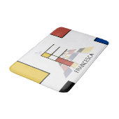 Ongelooflijk neoplasticisme Art Monogram. Brief F Badmat (Gekanteld)