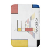 Ongelooflijk neoplasticisme Art Monogram. Brief F Badmat (Voorkant Verticaal)