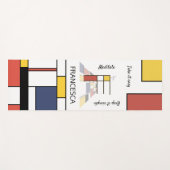 Ongelooflijk neoplasticisme Art Monogram. Brief F Yogamat (Voorkant (horizontaal))
