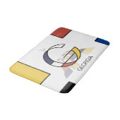 Ongelooflijk neoplasticisme Art Monogram. Brief G Badmat (Gekanteld)