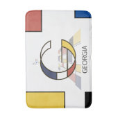 Ongelooflijk neoplasticisme Art Monogram. Brief G Badmat (Voorkant Verticaal)