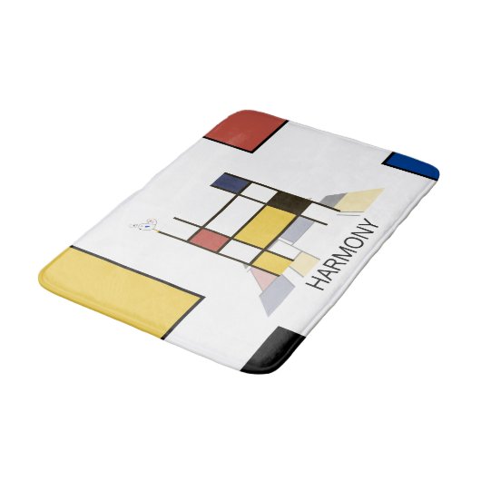 Ongelooflijk neoplasticisme Art Monogram. Brief H Badmat (Gekanteld)