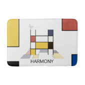 Ongelooflijk neoplasticisme Art Monogram. Brief H Badmat (Voorkant)