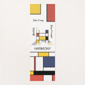 Ongelooflijk neoplasticisme Art Monogram. Brief H Yogamat (Voorkant)