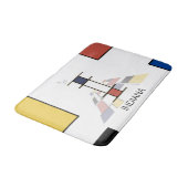 Ongelooflijk neoplasticisme Art Monogram. Brief I Badmat (Gekanteld)