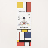 Ongelooflijk neoplasticisme Art Monogram. Brief I Yogamat (Voorkant)