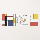 Ongelooflijk neoplasticisme Art Monogram. Brief J Yogamat (Voorkant (horizontaal))