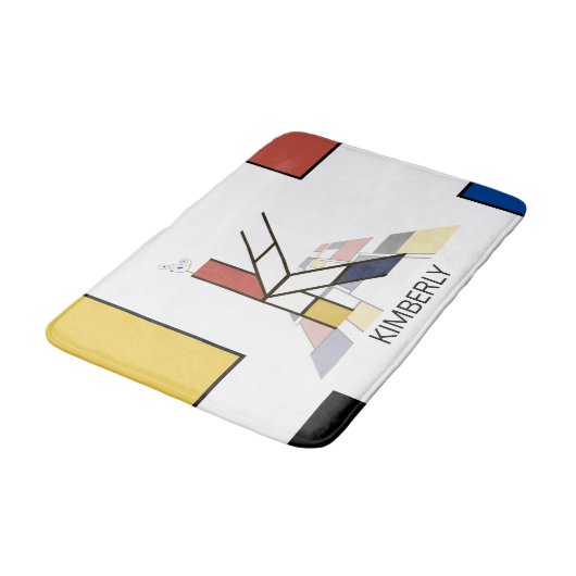 Ongelooflijk neoplasticisme Art Monogram. Brief K Badmat (Gekanteld)