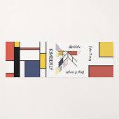 Ongelooflijk neoplasticisme Art Monogram. Brief K Yogamat (Voorkant (horizontaal))