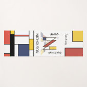 Ongelooflijk neoplasticisme Art Monogram. Brief N Yogamat (Voorkant (horizontaal))