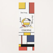 Ongelooflijk neoplasticisme Art Monogram. Brief O Yogamat (Voorkant)
