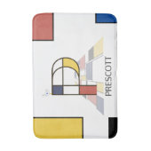 Ongelooflijk neoplasticisme Art Monogram. Brief P Badmat (Voorkant Verticaal)