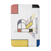 Ongelooflijk neoplasticisme Art Monogram. Brief R Badmat (Voorkant Verticaal)