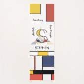 Ongelooflijk neoplasticisme Art Monogram. Brief S Yogamat (Voorkant)