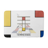 Ongelooflijk neoplasticisme Art Monogram. Brief T Badmat (Voorkant)