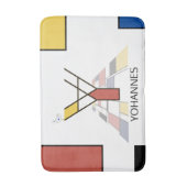 Ongelooflijk neoplasticisme Art Monogram. Brief Y Badmat (Voorkant Verticaal)