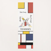 Ongelooflijk neoplasticisme Art Monogram. Brief Y Yogamat (Voorkant)