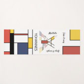 Ongelooflijk neoplasticisme Art Monogram. Brief Y Yogamat (Voorkant (horizontaal))