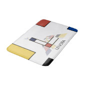 Ongelooflijk neoplasticisme Art Monogram. Letter L Badmat (Gekanteld)