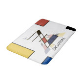 Ongelooflijk neoplasticisme Art Monogram. Letter Z Badmat (Gekanteld)
