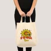 Ongelooflijk nichtbloemen en bijen tote bag (Voorkant (product))