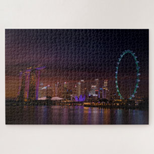 Ongelooflijk Singapore 's nachts Legpuzzel