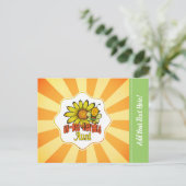 Ongelooflijk tante Sunflower en bijen Briefkaart (Staand voorkant)