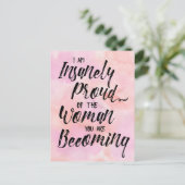 Ongelooflijk trots op je briefkaart (Staand voorkant)