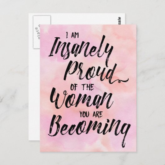 Ongelooflijk trots op je briefkaart (Voorkant / Achterkant)