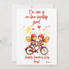 Ongelooflijk zoete Valentijnskaart Feestdagenkaart